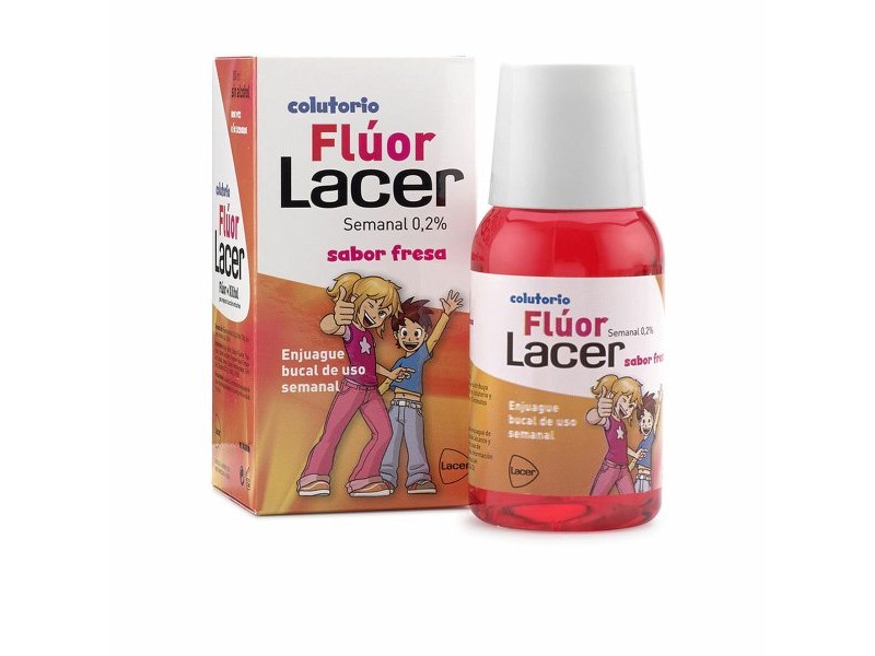 Вода за Уста Lacer Flúor Джуниър Флуор Ягода 100 ml