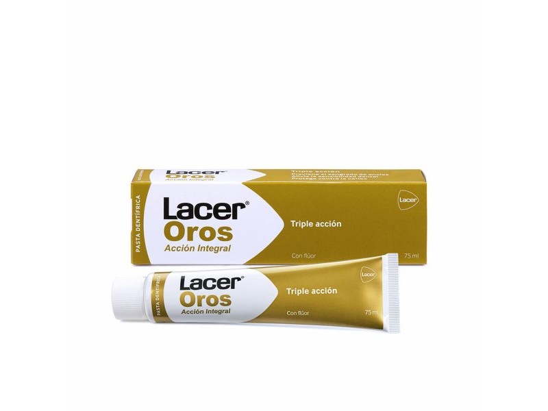 Паста за Зъби с Тройно Действие Lacer Oro   (75 ml)