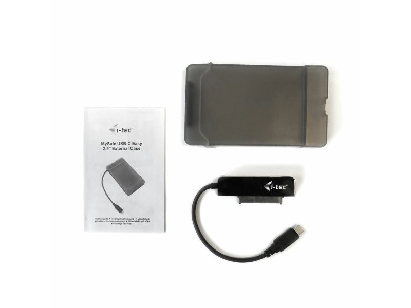 Калъф за твърд диск i-Tec C31MYSAFEU313 Черен Сив USB USB-C Sata II