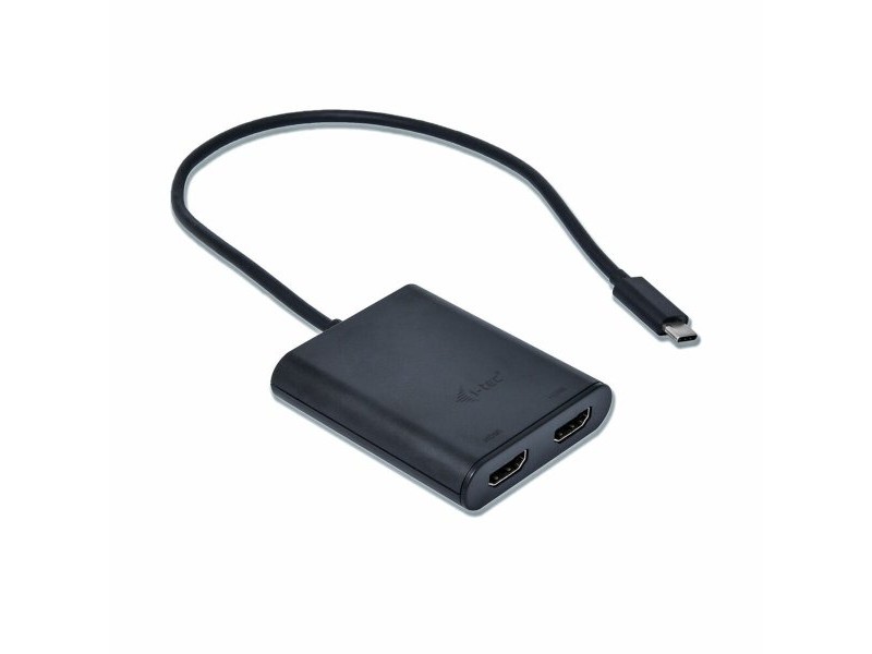 Адаптер за DisplayPort към HDMI i-Tec C31DUAL4KHDMI        Черен 4K Ultra HD
