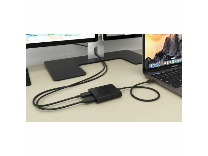 Адаптер за DisplayPort към HDMI i-Tec C31DUAL4KHDMI        Черен 4K Ultra HD