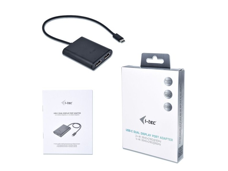 USB-C Aдаптер i-Tec C31DUAL4KDP          Thunderbolt 3