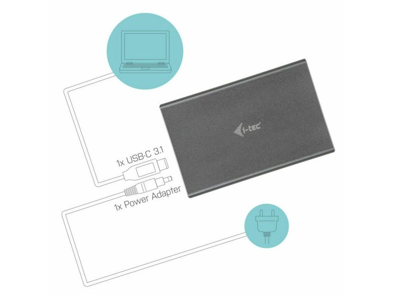 Корпус за твръд диск i-Tec CAMYSAFEDUALM2