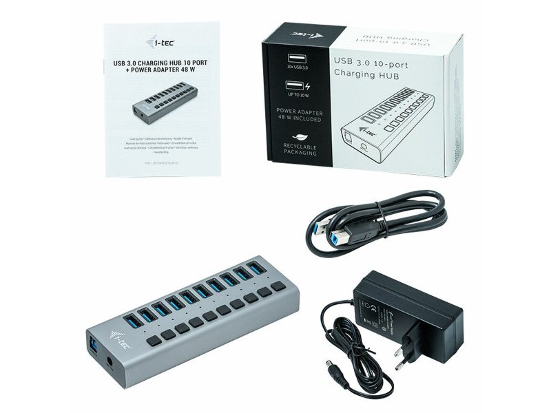 USB извод i-Tec U3CHARGEHUB10