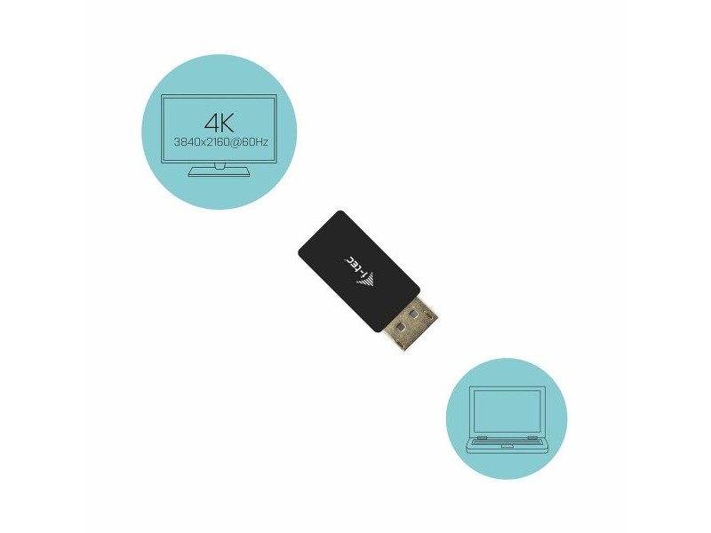 Адаптер за DisplayPort към HDMI i-Tec DP2HDMI4K60HZ