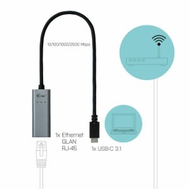 Адаптер за USB към успореден порт i-Tec C31METAL25LAN