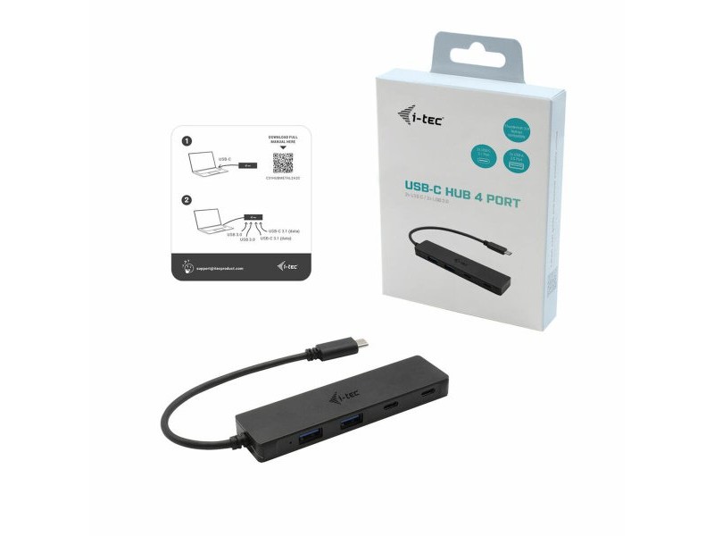 USB извод i-Tec C31HUBMETAL2A2C