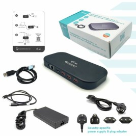 Докинг станция i-Tec TB3HDMIDOCKPD Черен
