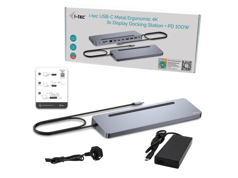 USB-C извод i-Tec C31FLAT2PDPRO Сребрист