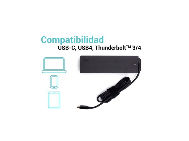 Преносимо зарядно устройство i-Tec CHARGER-C100W Черен