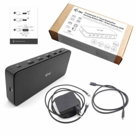 USB извод i-Tec TB4DUALDPDOCKPDPRO Черен