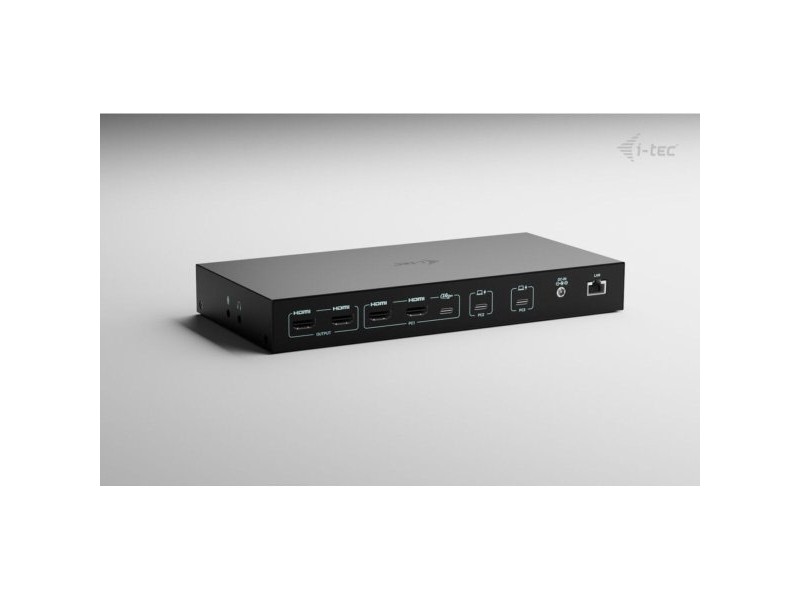 USB извод i-Tec C31KVMDOCKPDPRO Черен