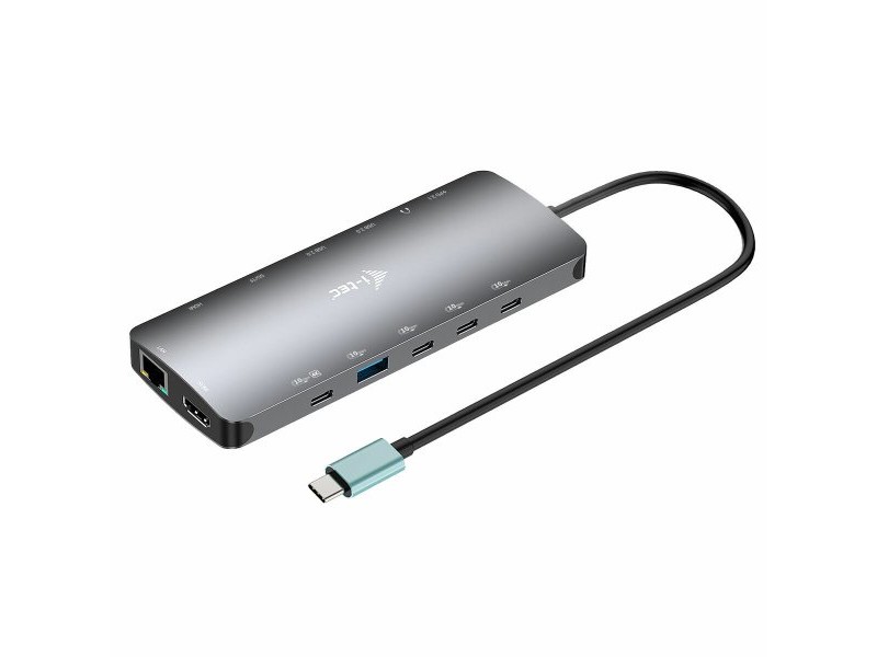 USB извод i-Tec C31NANOTRIPLEDOCKPD Сив