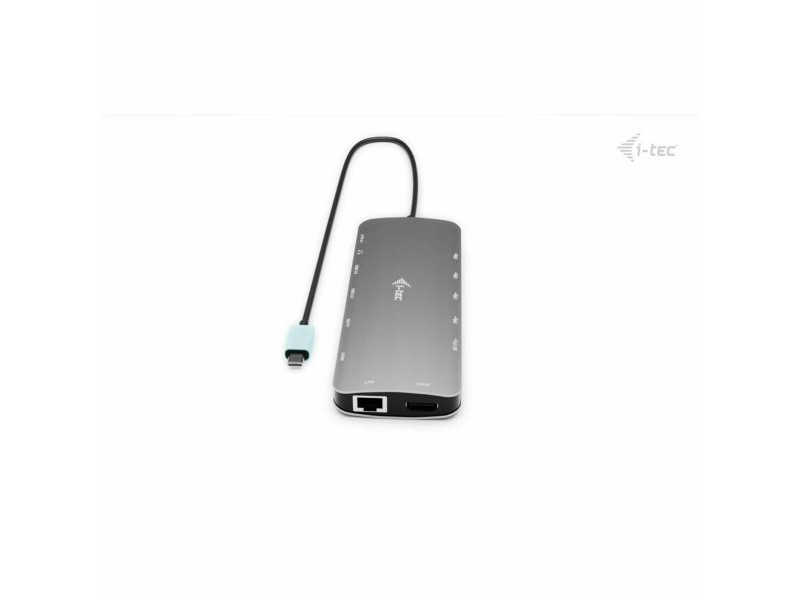 USB извод i-Tec C31NANOTRIPLEDOCKPD Сив
