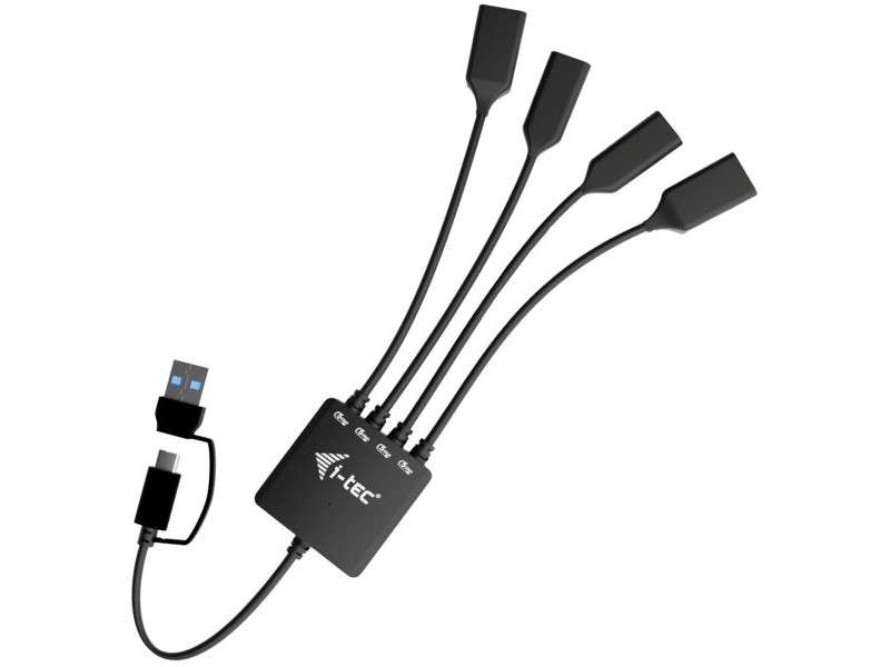 USB извод i-Tec CACBLHUB2A2C Черен