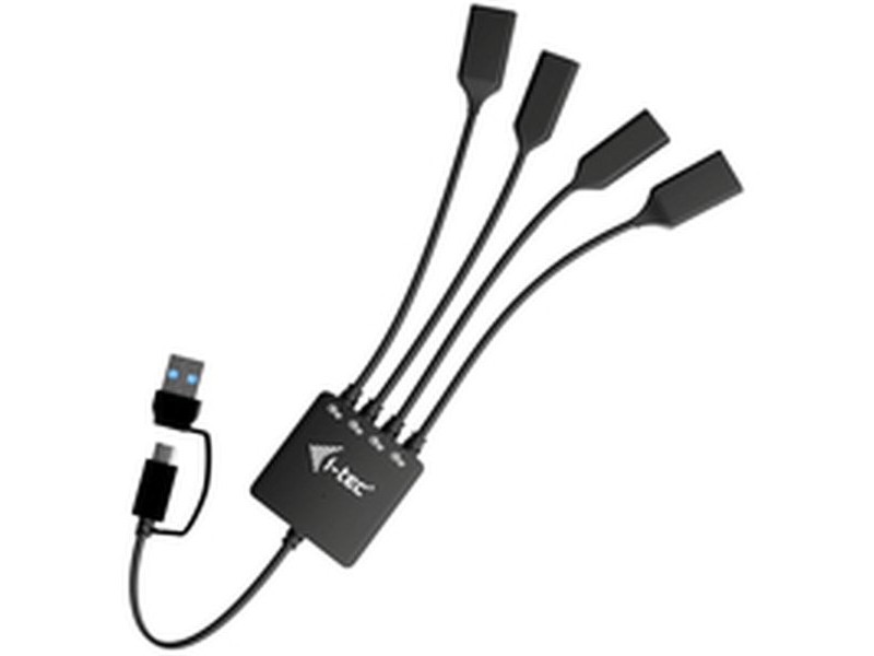 USB извод i-Tec CACBLHUB2A2C Черен
