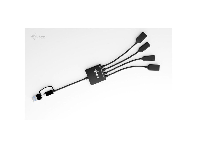 USB извод i-Tec CACBLHUB2A2C Черен