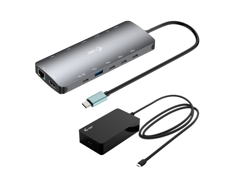 USB извод i-Tec C31NANOTRIPLED140 Сив