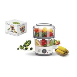 Електрически Уред за Готвене на Пара Kiwi KFS-2903 5 L 500W Бял