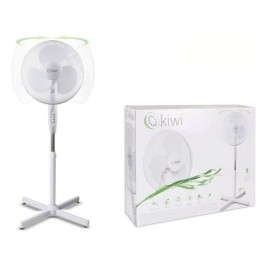 Вентилатор с крака Kiwi Бял 45 W (Ø 40 cm)
