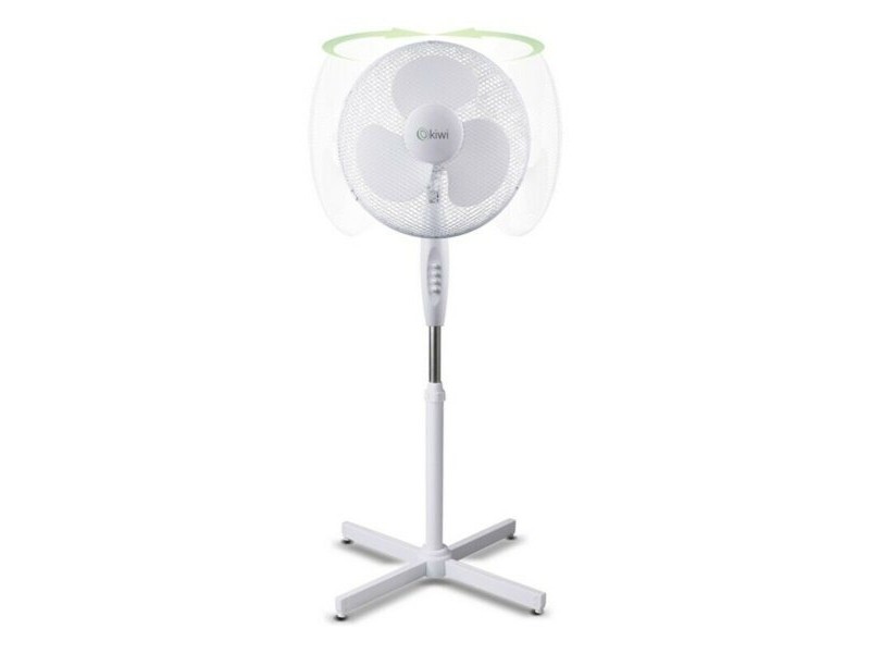 Вентилатор с крака Kiwi Бял 45 W (Ø 40 cm) Вентилатор с крака Kiwi Бял 45 W (Ø 40 cm)