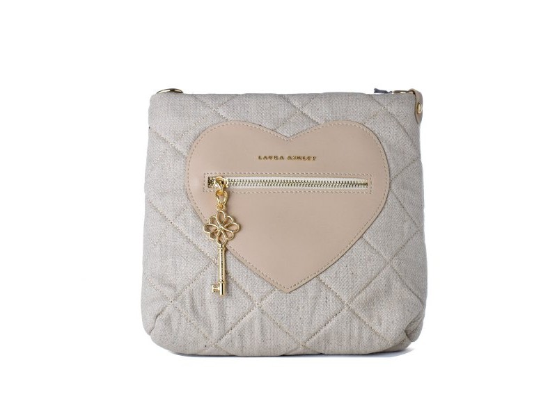 Дамска Чанта Laura Ashley DIXIE-CREAM Сив 24 x 24 x 9 cm