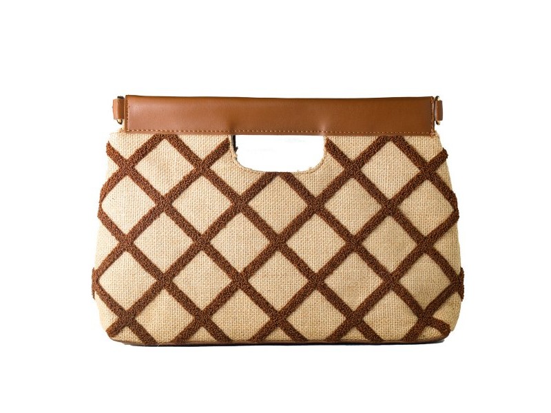 Дамска Чанта Laura Ashley VALETTA-QUILTED-TAN Кафяв 30 x 20 x 9 cm