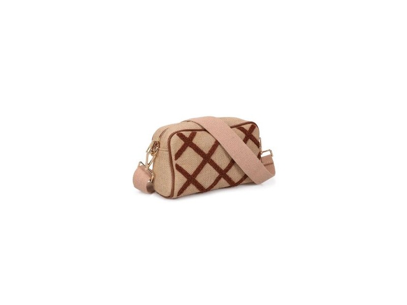Дамска Чанта Laura Ashley LENORE-QUILTED-TAN Кафяв 23 x 15 x 9 cm