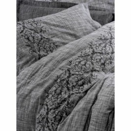 Комплект покривка за завивка Сив 220 x 240 cm