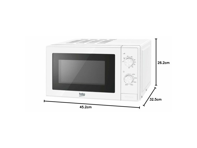 Микровълнова Фурна с Грил BEKO MGC20100W   20L Бял 1200 W 700 W 20 L