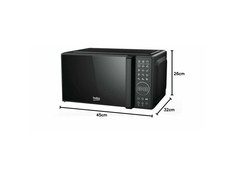 Микровълнова Фурна с Грил BEKO MGC20130BFB 20L Черен 1000 W