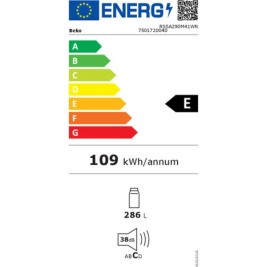 Хладилник BEKO RSSA290M41WN Бял 286 L