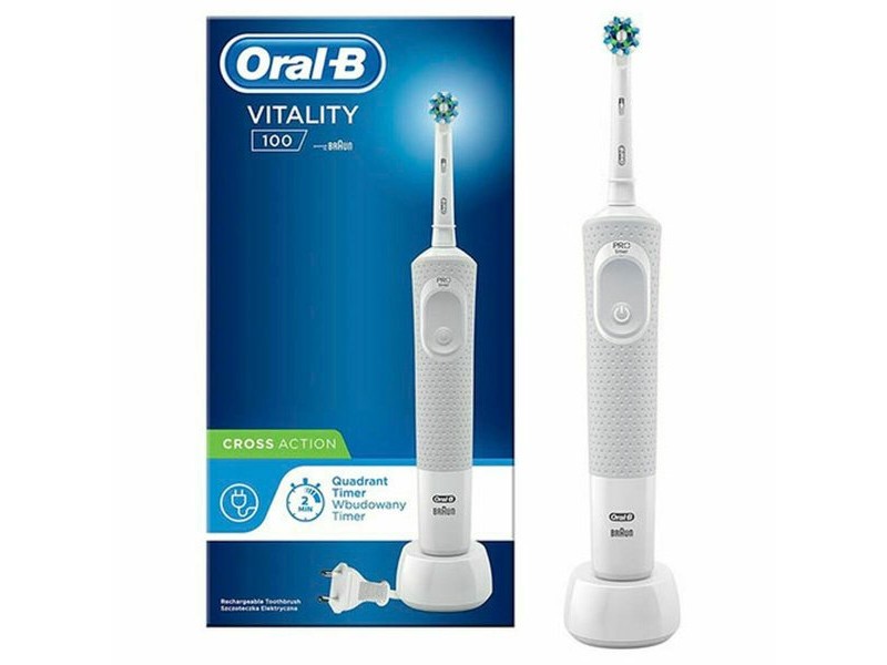 Електрическа четка за зъби Oral-B 8700216164504 Бял Електрическа четка за зъби Oral-B 8700216164504 Бял