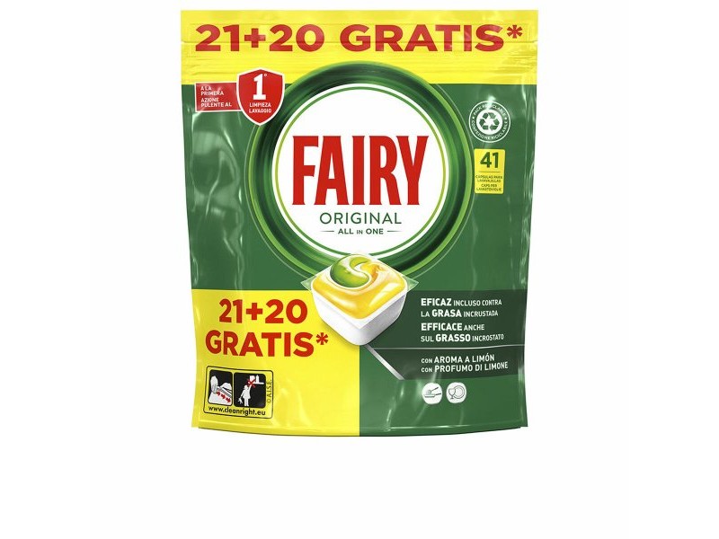 Капсули за съдомиялна Fairy FAIRY TODO EN 1 LIMON Капсули за съдомиялна Fairy FAIRY TODO EN 1 LIMON