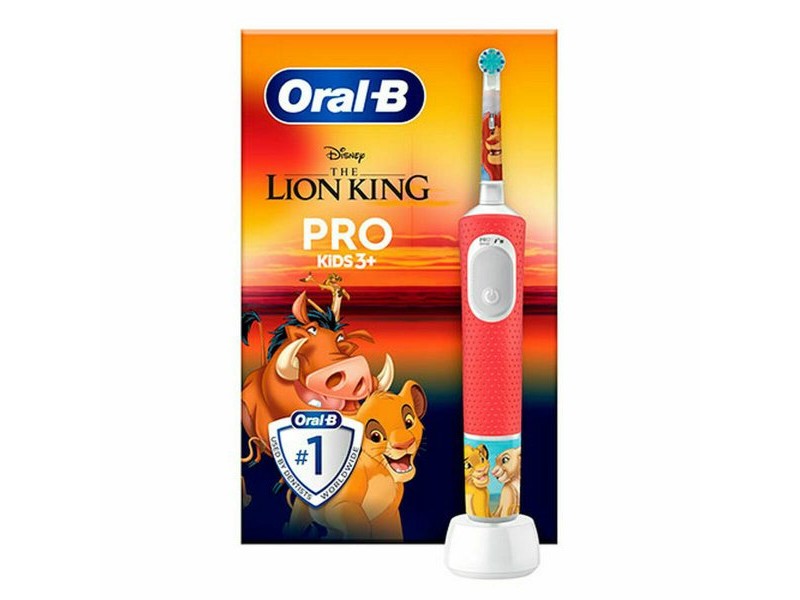 Електрическа четка за зъби Oral-B Rey Leon Червен Многоцветен