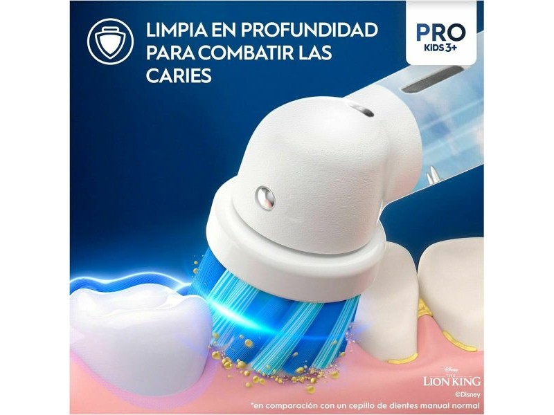 Електрическа четка за зъби Oral-B Rey Leon Червен Многоцветен