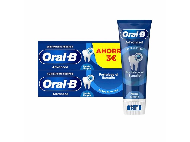 Паста за Зъби за Здрав Емайл Oral-B ADVANCED 75 ml 2 броя