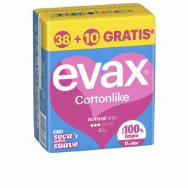 Нормални Превръзки с Крилца Evax COTTONLIKE 48 броя