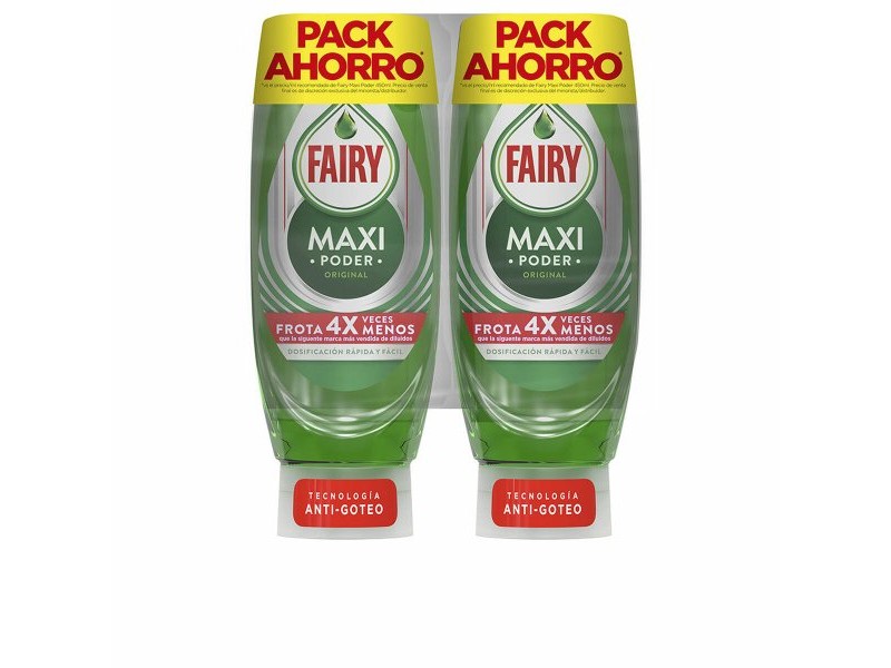 течния препарат за миене на съдове Fairy MAXI PODER 450 ml 2 броя