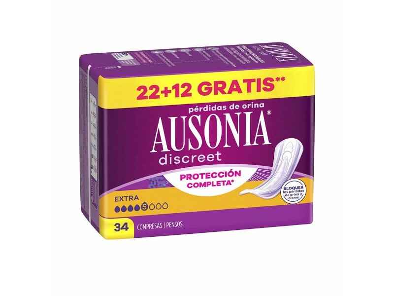 Превръзки за Инконтиненция Ausonia DISCREET 34 броя