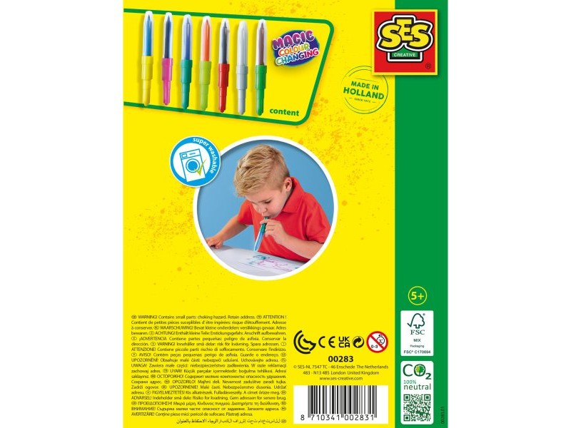Комплект Химикали с Филц SES Creative Blow Airbrush Pens