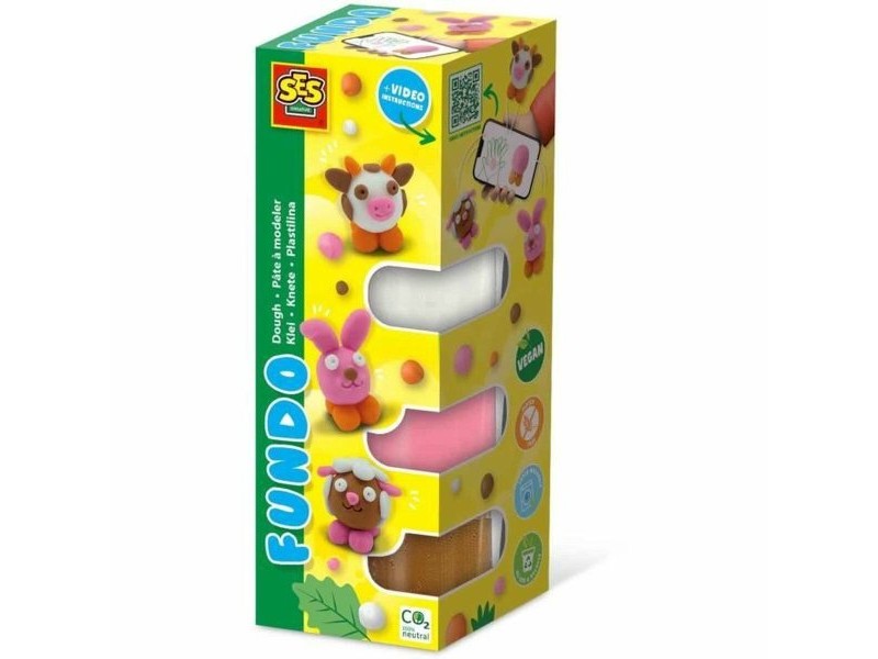 Игра от Пластелин SES Creative (6 Части) (4 броя)