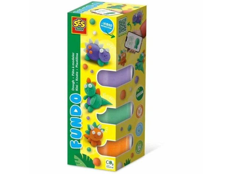 Игра от Пластелин SES Creative (6 Части) (4 броя)