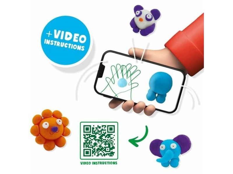 Игра от Пластелин SES Creative (6 Части) (4 Части)