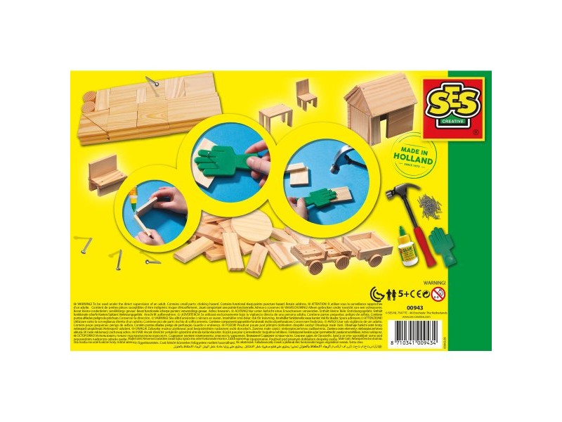 Playset SES Creative Joinery Workshop 57 Части