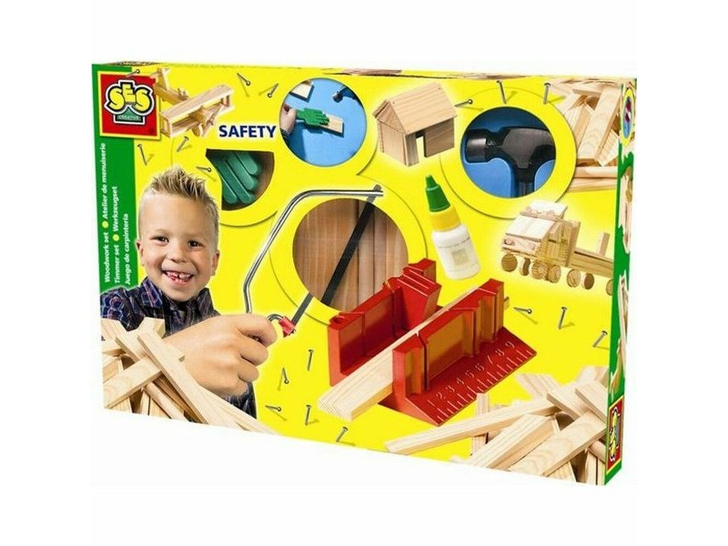 Дървена Игра SES Creative  Joinery workshop Дървен (29 Части) (1 Части)