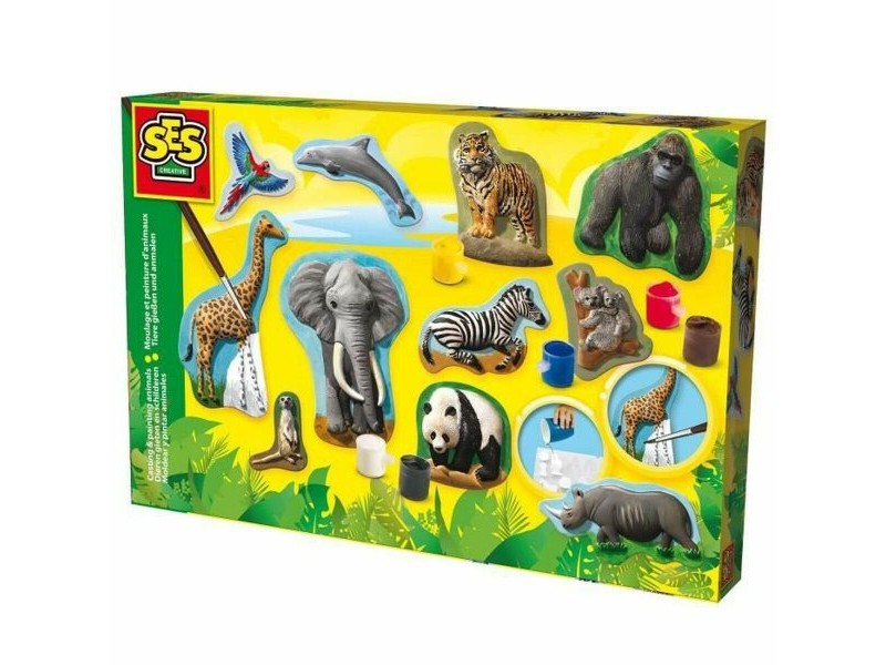 Игра от Пластелин SES Creative Molding and Painting - Animals