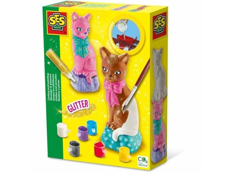 Комплект за Рисуване SES Creative Cat