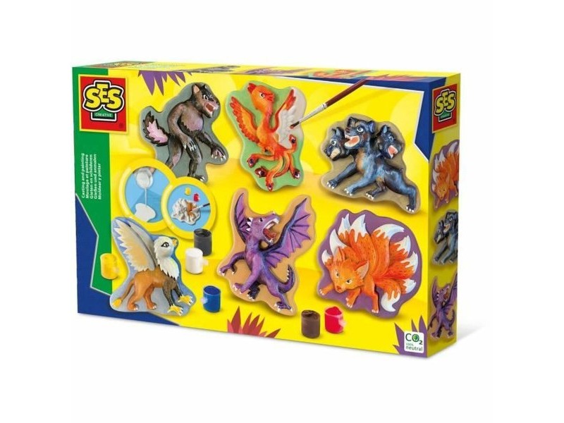 Комплект за Рисуване SES Creative Mythical creatures