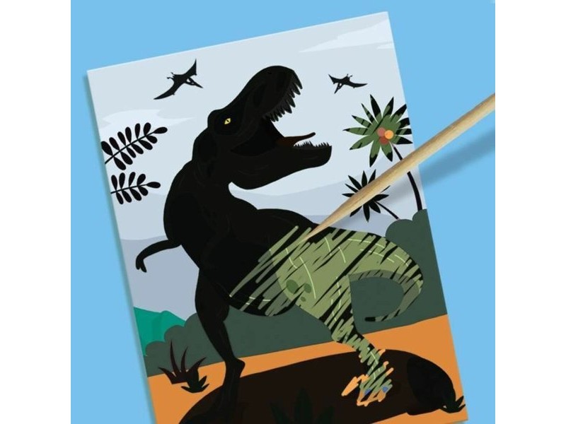 Комплект за Рисуване SES Creative 2 in 1 Dinosaurs